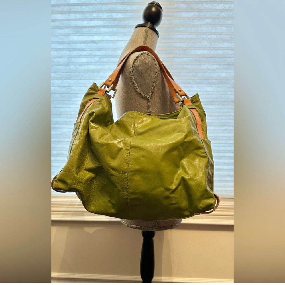 Kenneth Cole New York Green Slouchy Shoulder Bag
